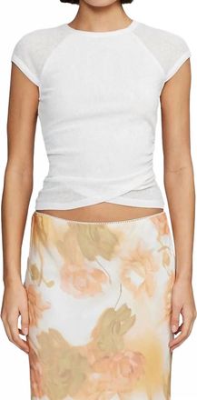 Ownley Martha Baby Tee In White