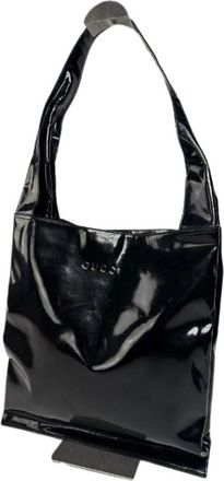 Gucci Pre-owned Tote Bag - Dames - Vintage Shopper - Zwart - ONE Size - Leer - Vintage