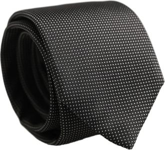 Dolce & Gabbana Zijde Micro Polka Dot Verstelbare Strikdas - Heren - Stropdassen - Zwart - ONE Size - Accessoires