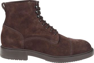 Doucal's Classic Suede Derby Ankle Boots