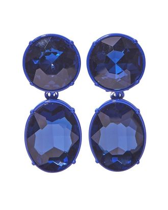 Carolina Herrera Cz Tonal Crystal Earrings
