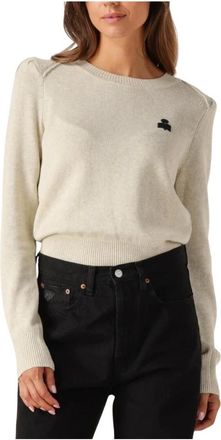 Isabel Marant Truien & Vesten, Dames, Beige, L, Katoen, Abelle Knit