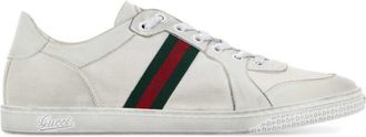 Gucci White Leather Sneakers