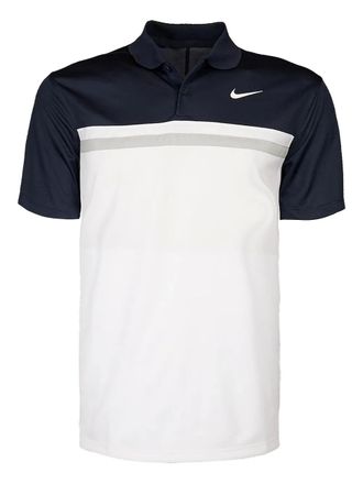 Nike Tweekleurig poloshirt met korte mouwen - Wit