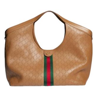 Gucci (WMNS) Gucci Giglio Large Tote Bag Dark Beige 853971-AAG3K-9756