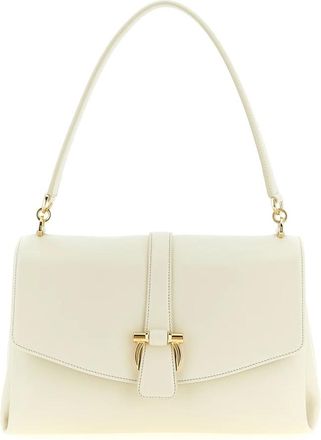 Ferragamo TH (M) Schoudertas - Dames - Schoudertassen - Wit - ONE Size - Leer - Tassen