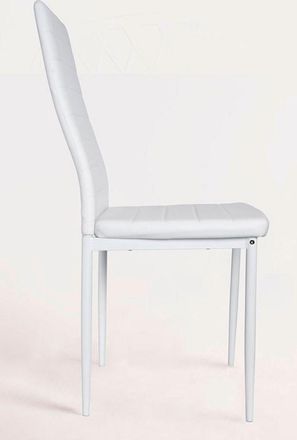 Regalos Miguel Regalos Miguel - Packs Sillas Comedor - Pack 4 Sillas Lauter Polipiel - Blanco