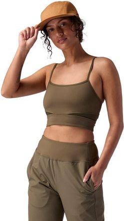 Backcountry Destination Square Neck Bra Top - Womens in Kalamata at Nordstrom, Size X-Large