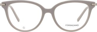 Ferragamo Demo Butterfly Ladies Eyeglasses SF3026 259 55