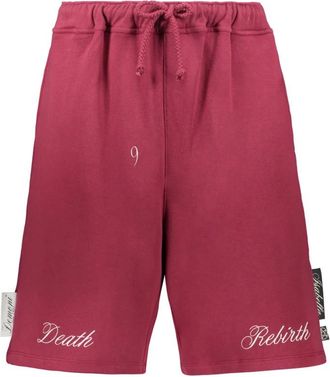 Isabella 1985 Cotton Bermuda Shorts - Heren - Korte Broeken - Rood - S - Katoen - Korte Broeken