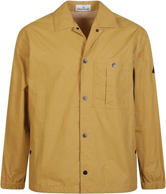Stone Island Overshirt Jacket - Heren - Zomerjassen - Geel - M - Jassen