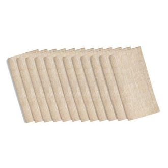 Solino Home Linen Cocktail Napkins - Athena, 6 x 6 in Champagne Beige at Nordstrom, Size Small