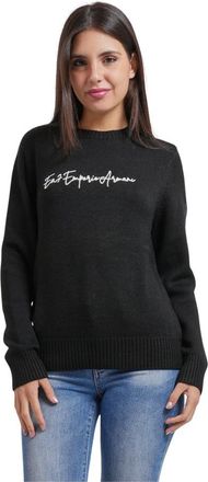 Emporio Armani Pullover girocollo - - Knitwear - Donna - Nero - S