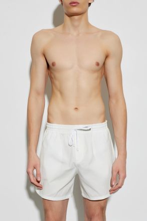 Balmain Swim Shorts, Mens, White