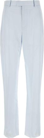 Bottega Veneta Pastel Light Blue Twill Pant