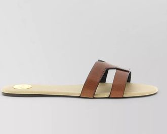 Saint Laurent mabrouka sandals open toe dual strap flat
