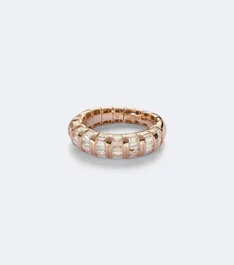 Shay Jewelry 18kt rose gold ring with diamonds
