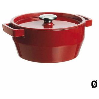 Pyrex Cocotte Redonda Pyrex Slowcook 28 Cm 6,3 L Roja