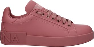 Dolce & Gabbana Sneakers Frauen Leder Pink/Pink Antike