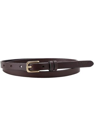 Levi's Lederg&uuml;rtel LEVIS WOMENS NEW NARROW, Damen, Gr. 95, braun, Rindsleder, unifarben, G&uuml;rtel Lederg&uuml;rtel