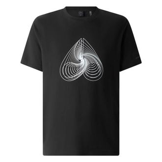 Moose Knuckles T-Shirts, male, Black, Size: XL Eclipso Tee