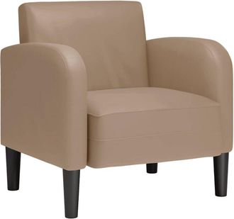 vidaXL Sill&oacute;n Con Reposabrazos Capuchino 54 Cm Cuero Sint&eacute;tica Vidaxl