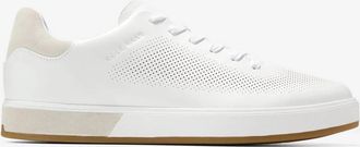 Cole Haan Mens Grandpr&oslash; Angle Ace Sneaker In Optic White/silver Birch