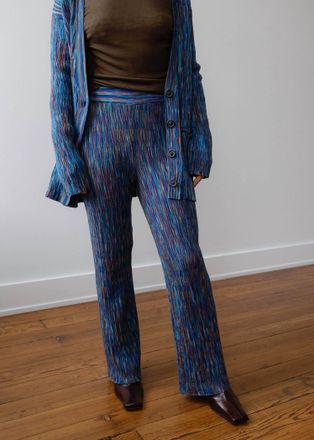 Fringe Ariel Pants In Multi Blue