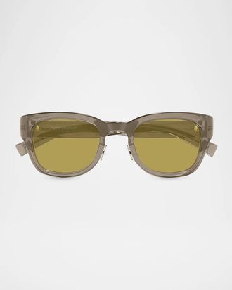 Saint Laurent Men & apos;s SL 957/J Bio Injection Square Sunglasses