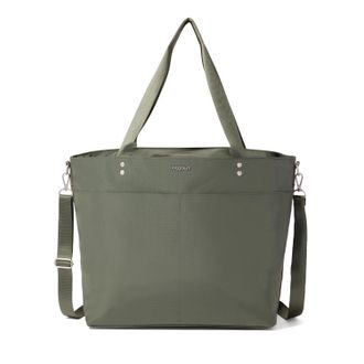 Baggallini Womens Large Carryall Tote Bag with Crossbody Strap