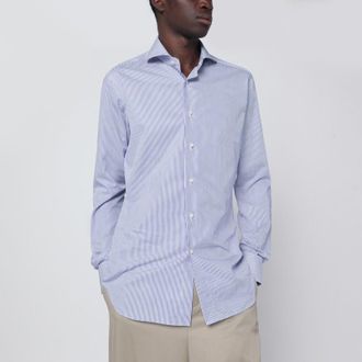 Xacus White striped Travel shirt
