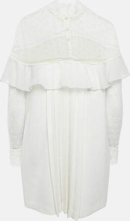 Self Portrait Lace Trim Jersey Short