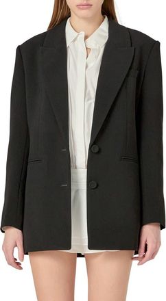 English Factory Timeless Blazer in Black at Nordstrom, Size X-Small