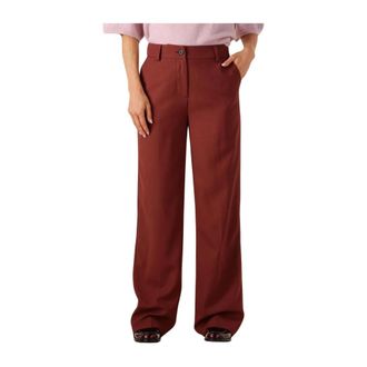 Modstr&ouml;m Dames, Broeken, Bruin, Maat: XS