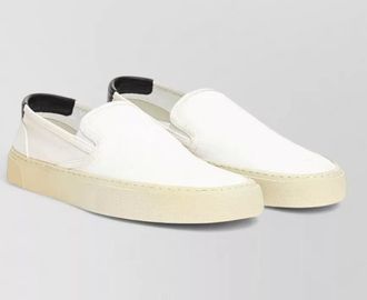Saint Laurent cotton slip-on sneakers