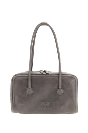 Margesherwood Premium Leather Shoulder Bag with Double Zip Closure