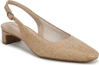Life Stride Lorena Slingback Pump in Natural Tan at Nordstrom, Size 6.5