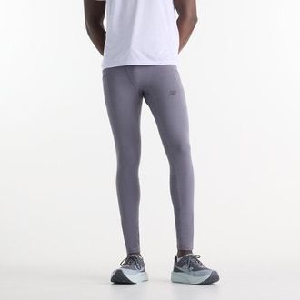 New Balance Uomo Reflective RC Heat Tight 28 in Grigio, Maglia di Poliestere, Taglia XL