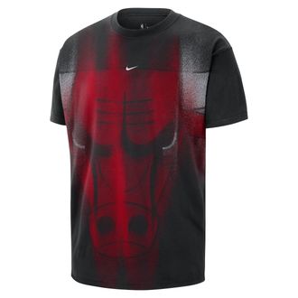 Nike Mens Chicago Bulls Basketball T-Shirt in Black | IO6285-010