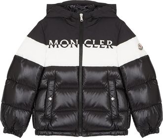 Moncler Kids Laotari Quilted Shell Jacket (8-10 Years) - Black