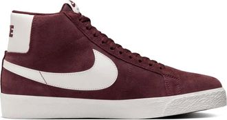 Nike Zoom Blazer Mid sneakers met SB-logo-reliëf - Rood