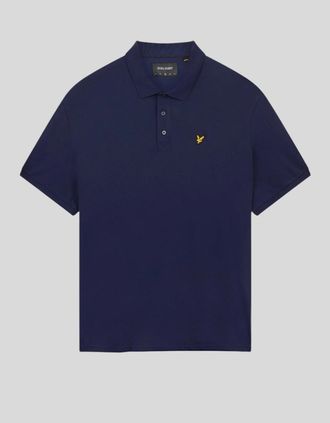 Lyle & Scott Lyle And Scott Mens Cotton Polo Shirt - Navy - Size: 44/Regular
