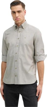 Hackett Button-down Katoenen Shirt - Heren - Casual Overhemden - Groen - 2XL - Katoen - Overhemden