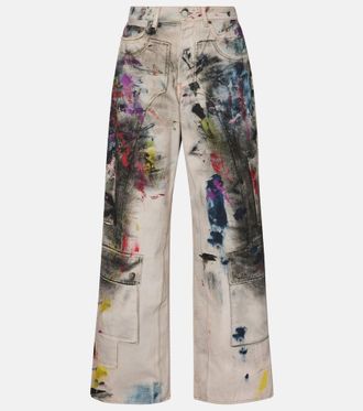 Acne Studios 1981 trompe loeil wide-leg jeans