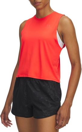 Under Armour Vanish Energy Crop Tank in Racer Red //Racer Red at Nordstrom, Size Xx-Large