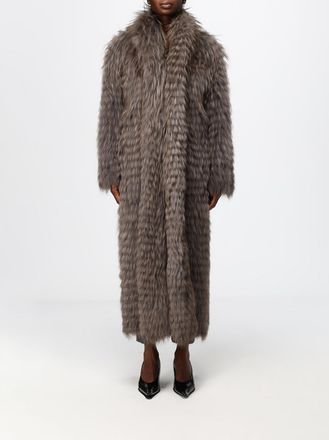 Simonetta Ravizza Park Reversible Long Coat in Fox Fur