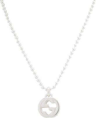 Gucci Interlocking G necklace in silver