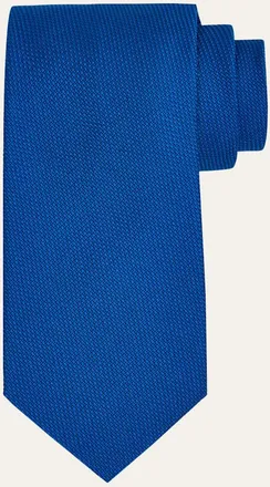 Tom Ford Mens Micro-Jacquard Silk Tie
