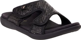Revitalign Kholo Raffia Slide Sandal in Black at Nordstrom, Size 12