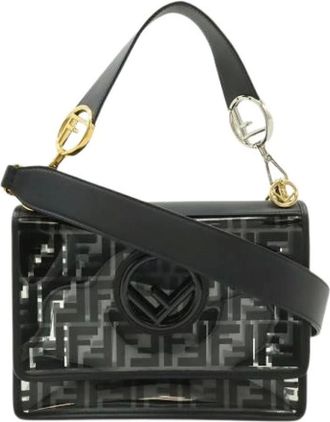 Fendi Pre-owned Shoulder Bags, female, Black, Size: ONE SIZE Pre-owned Vintage Shoulder Bag
